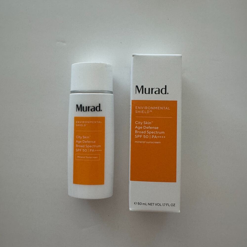 Murad City Skin Age Defense Broad Spectrum SPF 50 PA++++ Sunscreen 1.7oz
